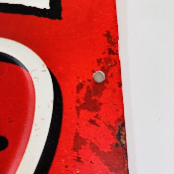 Open Road Baseball Metal Sign Welcome to the Dugout Tin Man Cave Shed 8” X 13" - Picture 3 of 6